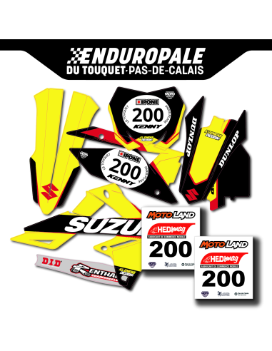 PACK KIT DECO 100% PERSO + DOSSARDS + 10 MINIS PLAQUES - ENDUROPALE 2025