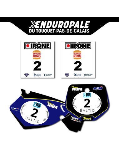 PACK DOSSARDS + FONDS DE PLAQUES - ENDUROPALE 2025